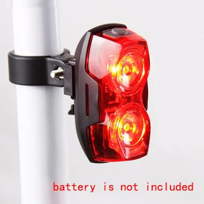 Excellent Hot sale Cycling Night Super Bright Red 2 LED Rear Tail Light Bike Bicycle Safety Light 3 Modes Waterproof Bike accessories 6 Excellent Hot sale Cycling Night Super Bright Red 2 LED Rear Tail Light Bike Bicycle Safety Light 3 Modes Waterproof Bike accessories 6
