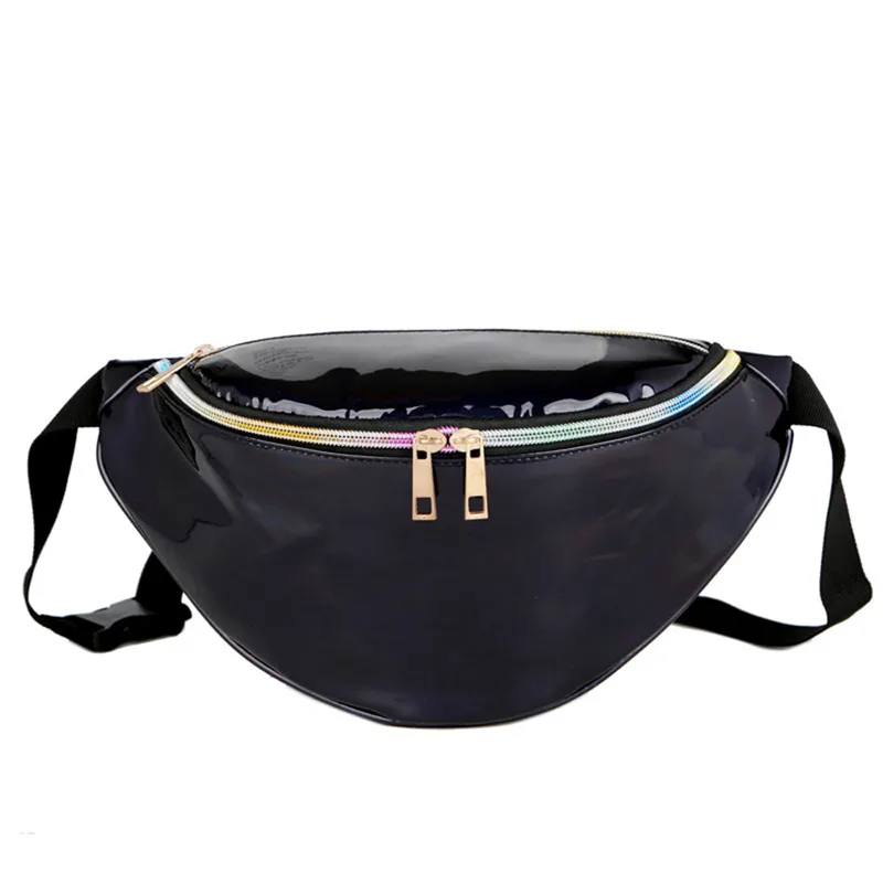 

New Holographic Fanny Pack Laser Waist Packs Heuptas Hip Bag Women's Waistband Banana Bags Waist bag Unisex bolso cintura #40