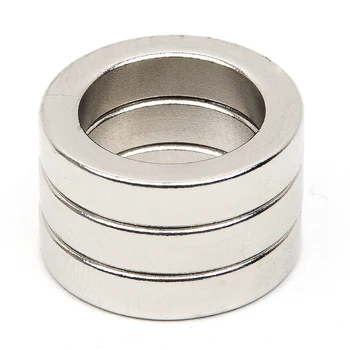 

Hakkin 3pcs Diameter 22.9mm x 4.7mm with Bore 16mm Round Shape N52 Magnet Rare Earth NdFeB Neodymium Permanent Magnet