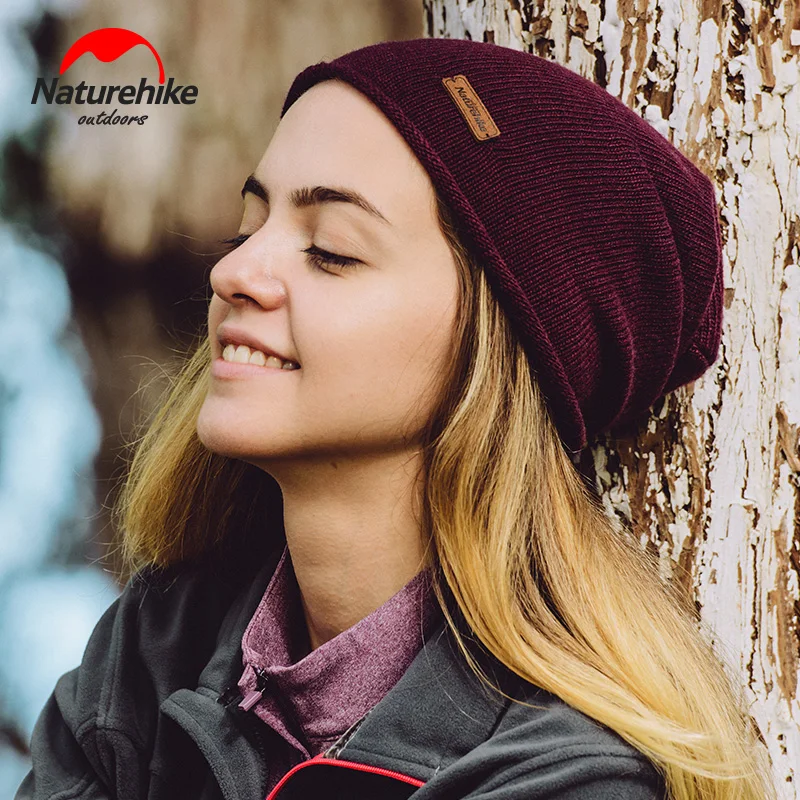 Tanie Naturehike magazyn fabryki na zewnątrz ciepłe czapka wełniana czapka z dzianiny mężczyźni kobiety rozrywka czapka sportowa czapka zimowa do biegania sportowa czapka