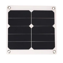 2A 10W 5V Solar Power Panel External Mobile Phone Battery sun panel Charger with USB Port solar cell for phone charging