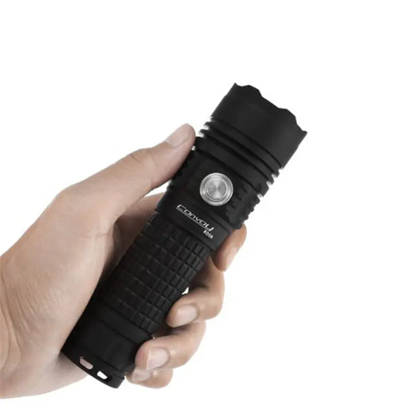 

Convoy Waterproof BD06 2 New Firmware AMC7135x8 5 Modes 1000LM Rechargeable LED Flashlight By18650/26650 Battery