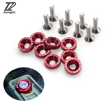 

ZD 10X Car modified screw gaskets six colors for BMW E39 E90 E60 E36 F30 F10 E34 E30 Mini Cooper Audi A4 B8 A3 A6 C6 Q5 A5