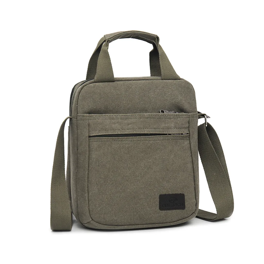 CONEED 2019 Mnner Mode Reise Business Reise Mnner mode Leinwand Einfarbig Totes Business Schulter Tasche Messenger Bags APR2