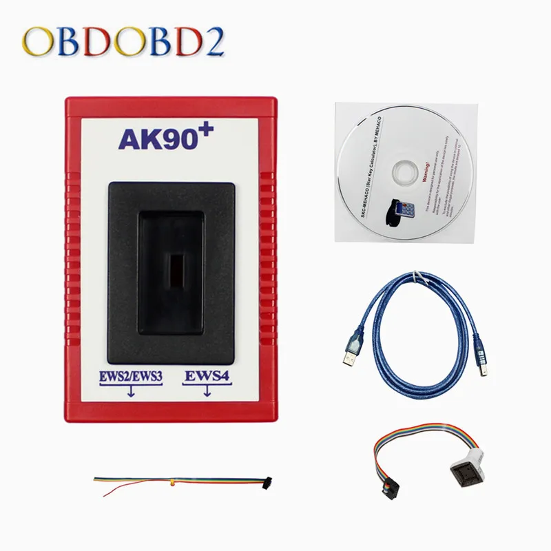

Newest AK90 For BMW AK90+ Auto Key Programmer For BMW EWS From 1995-2009 V3.19 AK90 Key Programmer Free Shipping