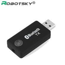 Wireless Bluetooth RCA2 to 3.5mm Stereo Audio Cable Music Bluetooth Transmitter Receiver Sender Adapter for Computer TV DVD MP3