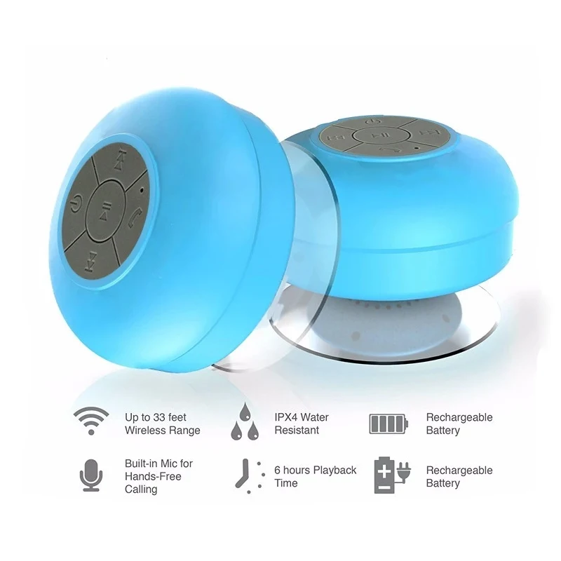 Мини беспроводной Bluetooth динамик Ванная комната Водонепроницаемый Модные