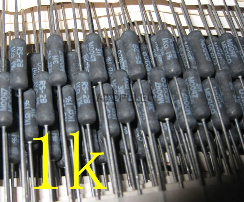 

10pcs VISHAY DALE 3W/1K ohm 1% Wirewound Resistors Hi-Fi Audio