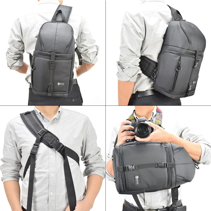 写真カメラスリングバッグショルダーバッグクロスデジタルケース防水 w/レインカバーデジタル一眼ソフト男性女性キヤノン一眼レフ|digital case| bag for canoncamera sling bag - AliExpress