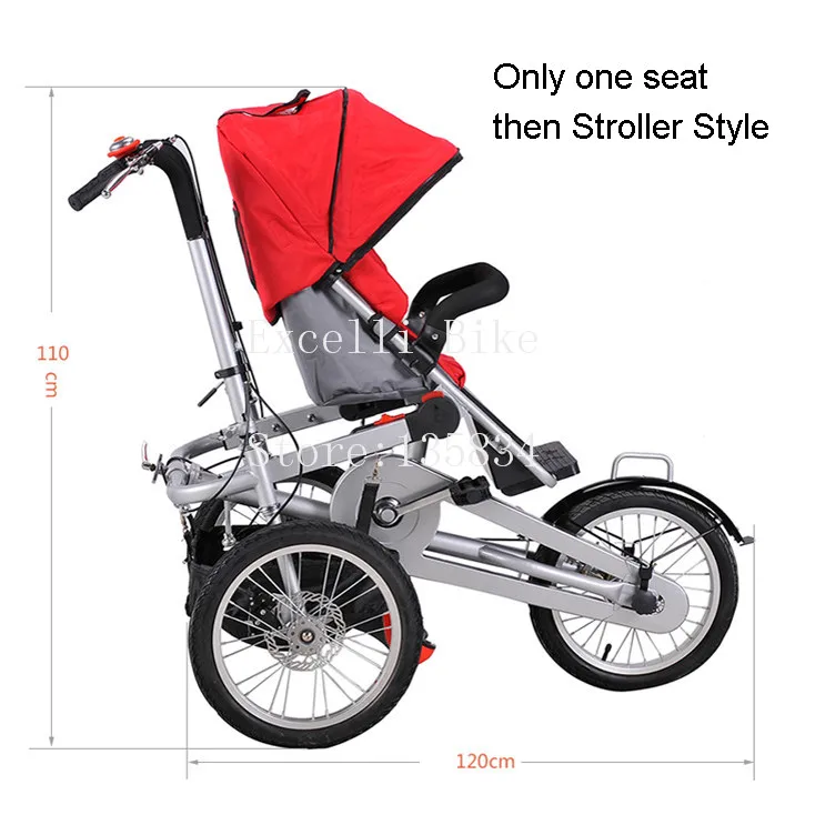 Perfect Execelli Folding Mother Bicycle 2 Baby Seats 3 in 1 Mother Bike Baby Strollers Double Seats+ 2 Rain Cover Convertible Pushchair 2 Perfect Execelli Folding Mother Bicycle 2 Baby Seats 3 in 1 Mother Bike Baby Strollers Double Seats+ 2 Rain Cover Convertible Pushchair 2