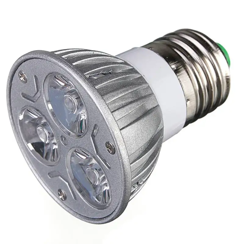 

Smuxi Multicolor E27 3 LED Energy Saving Spotlight Down Light Lamp Bulb AC220V Red Yellow Blue Green