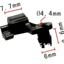 Встанет на 6 мм отверстия крепления клипы дверь Лок Род клип для используется на левой стороне чехол для ford D2VZ-6521952A 1972-на