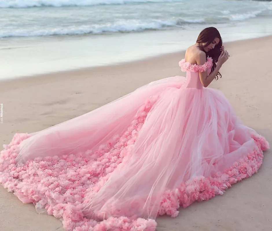 quinceanera dresses with tail