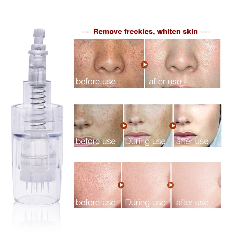 

20Pcs/lot MYM Electric Derma Pen 12 pin Needles Bayonet Needle MYM Cartridge For Auto Microneedle drpen Tip Painless