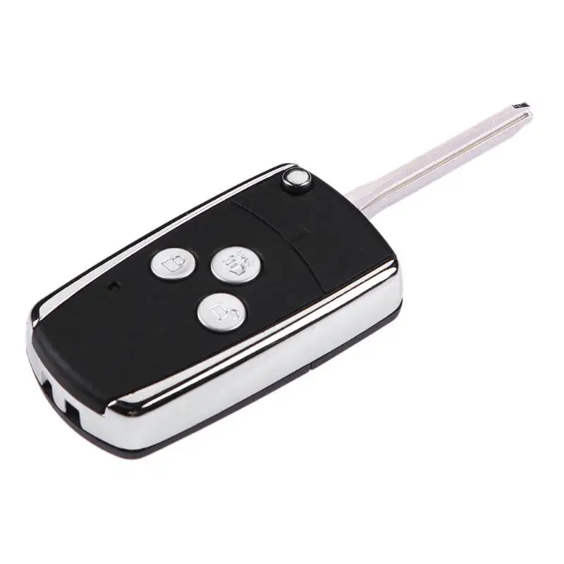 3 Buttons Car Remote Key Case Cover Modified Folding Replacement Car