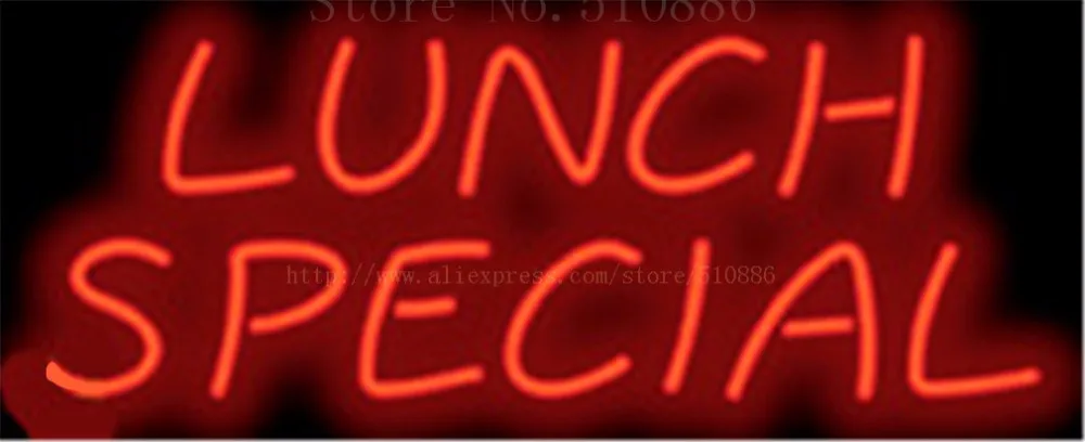 Lunch Special Food Glass Tube neon sign Handcrafted Light Bar Beer Pub Club signs Shop Store Business Signboard signage 17&quotx14&quot | Лампы