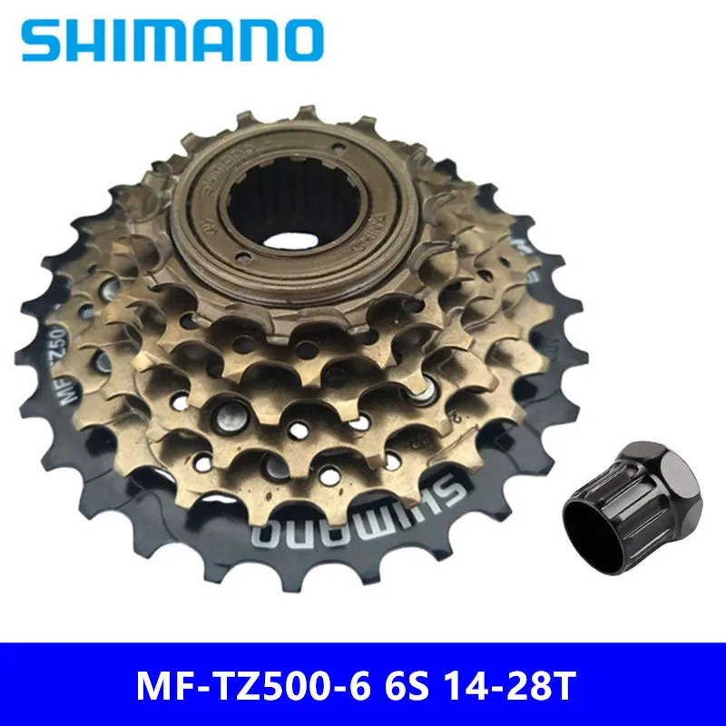 Абсолютно Новый SHIMAN0 для велосипедной MF TZ500 6/TZ20 6 S карты свободное колесо 14 28 T MTB
