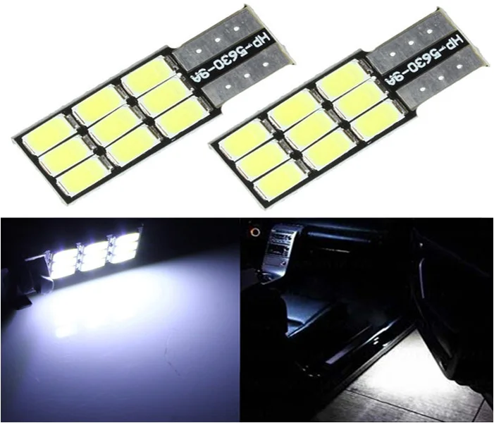 10x T10 168 194 9 светодиодный 5630 SMD Canbus безошибочный ксеноновый белый автомобильный