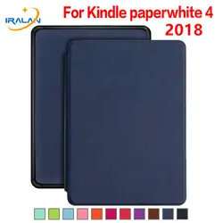 Тонкий смарт-чехол для 2018 нового Amazon kindle Paperwhite 4 6,0 читалка Стенд Крышка для kindle paperwhite 4 10th поколения + стилус