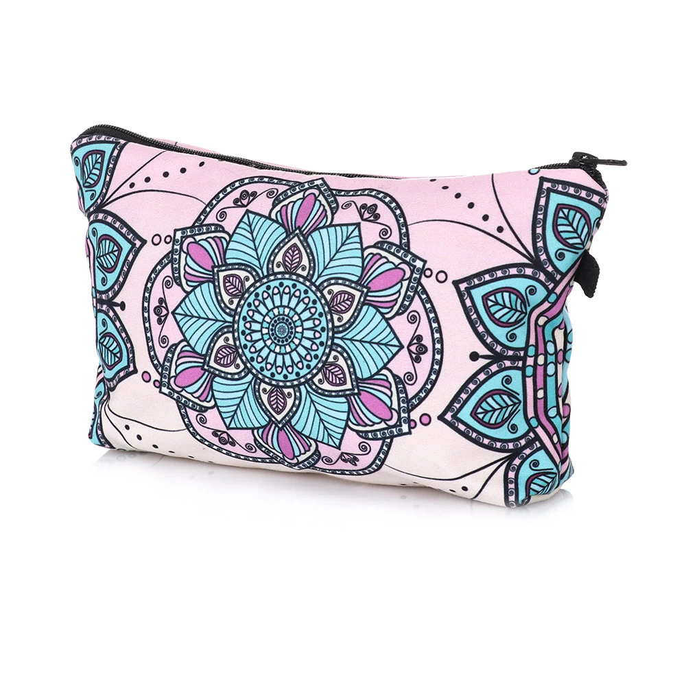 

1PC Fashion Floral Printing Cosmetic Bag Organizer Makeup Bag Women Handbag With Multicolor Pattern Cosmetics Pouch For Travel