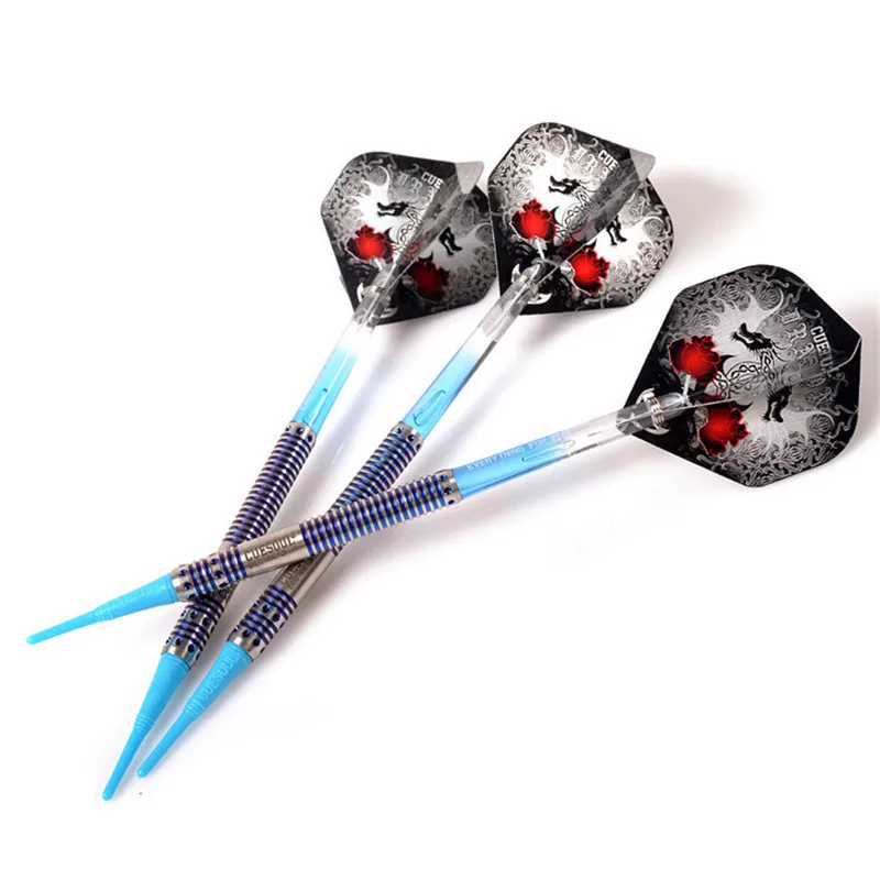 

14.5cm 20g CUESOUL 90% Tungsten Dart Barrel For Soft Tip Darts Blue Color CSDN-F3304