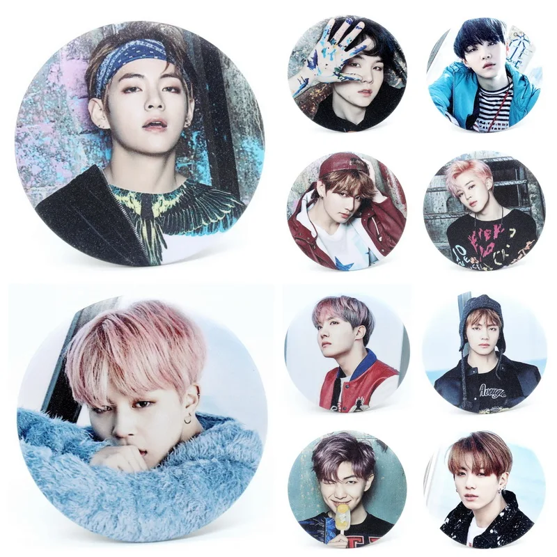 

Korean KPOP BTS Bangtan Boys Album WINGS Brooch Pin Badge Accessories For Clothes Hat Backpack Decoration