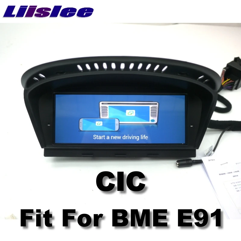 Top LiisLee Car Multimedia GPS Audio Hi-Fi Radio Stereo For BMW 3 Series E91 M3 2009~2013 Original CIC Style Navigation NAVI 10