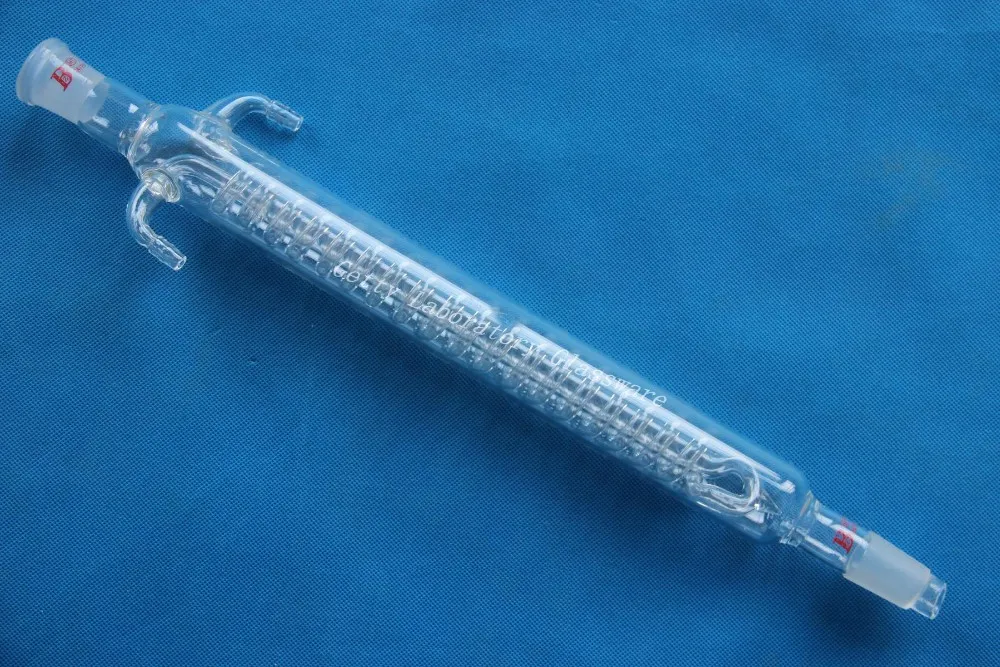 Lab Coil Reflux Condenser,300mm Length, 24/29 joint,10mm hose connection (Lab Glassware) Lab Coil Reflux Condenser,300mm Length, 24/29 joint,10mm hose connection (Lab Glassware)