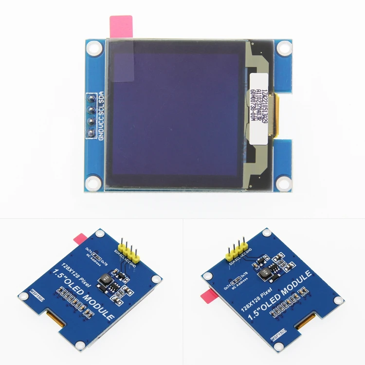 1,5 дюймов OLED ЖК-дисплей модуль SSD1327 драйвер I2C связь Совместимость Arduino STM32