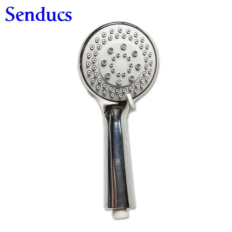 Free shipping ABS bath shower hand with hose net sets 3 function water pressure spray