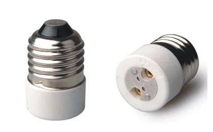 

10pcs Top Quality E27 to MR16 MR11 G4 lamp adapter converter lampholder E27 Male To MR16 Female