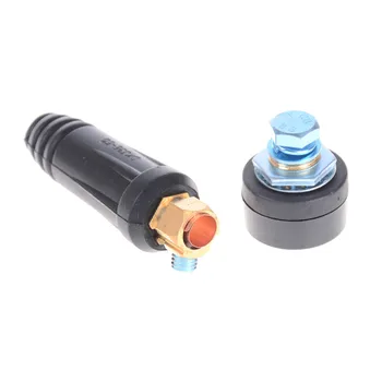 

1pc Quick Fitting Male + Female Cable Connector Plug Socket DKJ35-50 Welding Machine