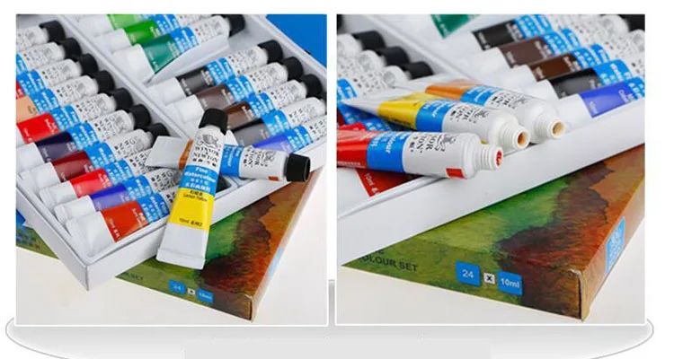 24 цвета Winsor Newton акварельные краски в наборе акварельные краски s для ткани Текстильные пигментные краски для рисования для художника Acuarelas