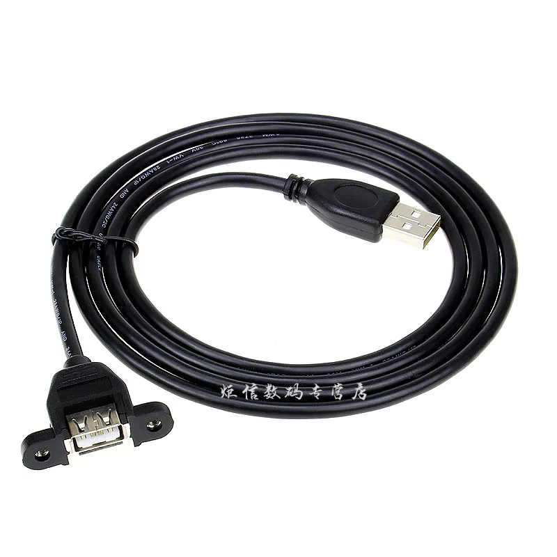 Usb تمديد كابل ذكر/أنثى إلى أنثى النحاس الأساسية مزدوج الدرع مع برغي هول 30 سنتيمتر 50 سنتيمتر 100 سنتيمتر 150 سنتيمتر 200 سنتيمتر 300 سنتيمتر