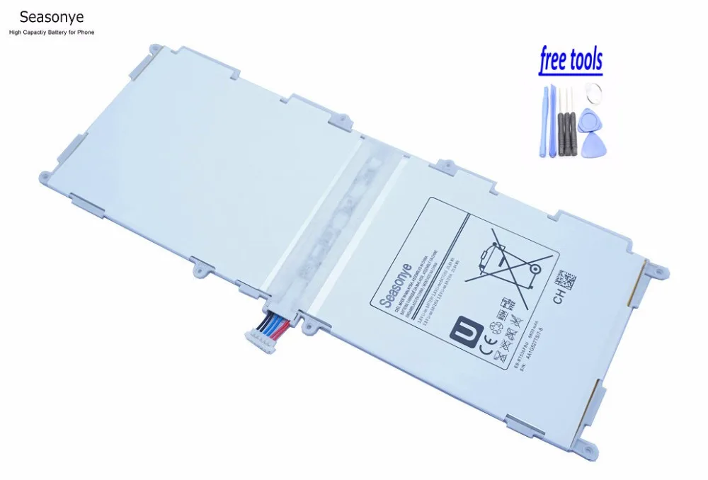 Сменный аккумулятор Seasonye EB BT530FBE/EB BT530FBC/FBU 6800 мАч + инструмент для Samsung Galaxy Tablet 4 10 1