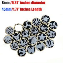 Рекламная цена 8 мм ручка ножа мозаика заклепки Мозаика винт гвоздь ручка материал diy нож булавки гайки(без заполнения смолы