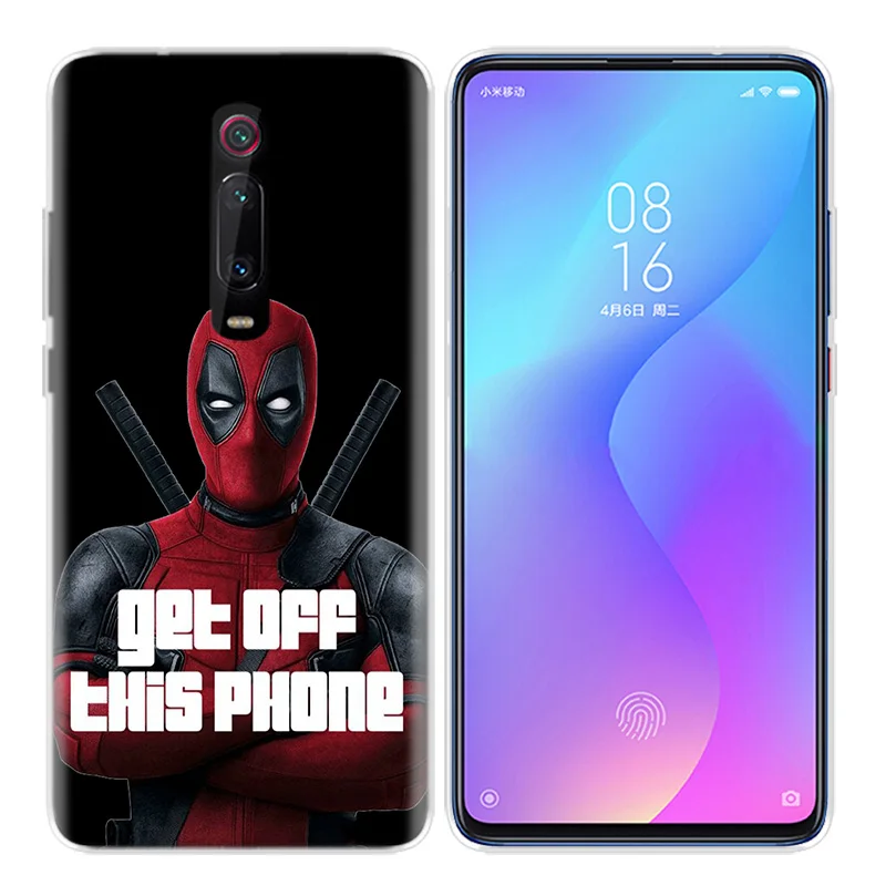 Силиконовый чехол для Xiao mi Red mi K20 Pro K20Pro Note 5 6 7 7A 6A mi A2 A1 8 Lite 9 S2 Pocophone F1 Deadpool Dead Pool Funny