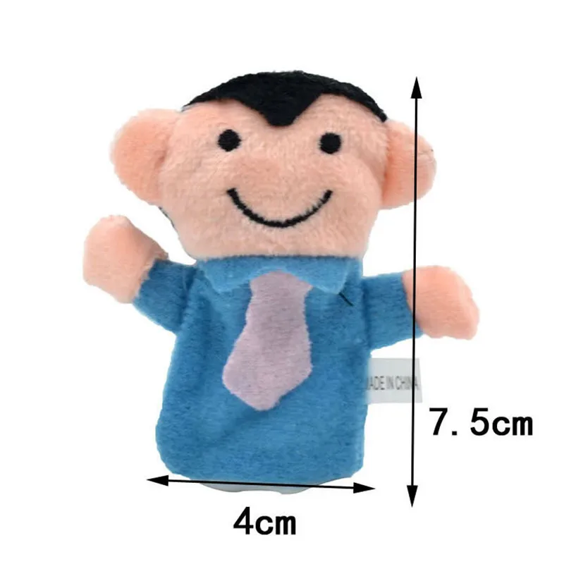Happy-Family-6pcs-lot-Family-Members-Finger-Puppets-Baby-Infant-Early-Educational-Plush-Toys