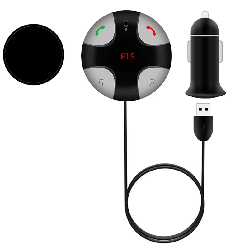 

Bluetooth Car Kit MP3 Player Audio FM Wireless Transmitter SD Tf LCD Display Car Charger For iPhone 7 Plus 6 6S 5 5S For Android
