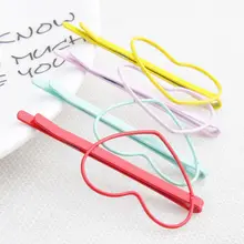 2 шт., модная Милая заколка для волос карамельного цвета для девочек, BB заколки для волос в форме сердца, аксессуары для волос, подарок, инструменты для укладки волос, Прямая поставка