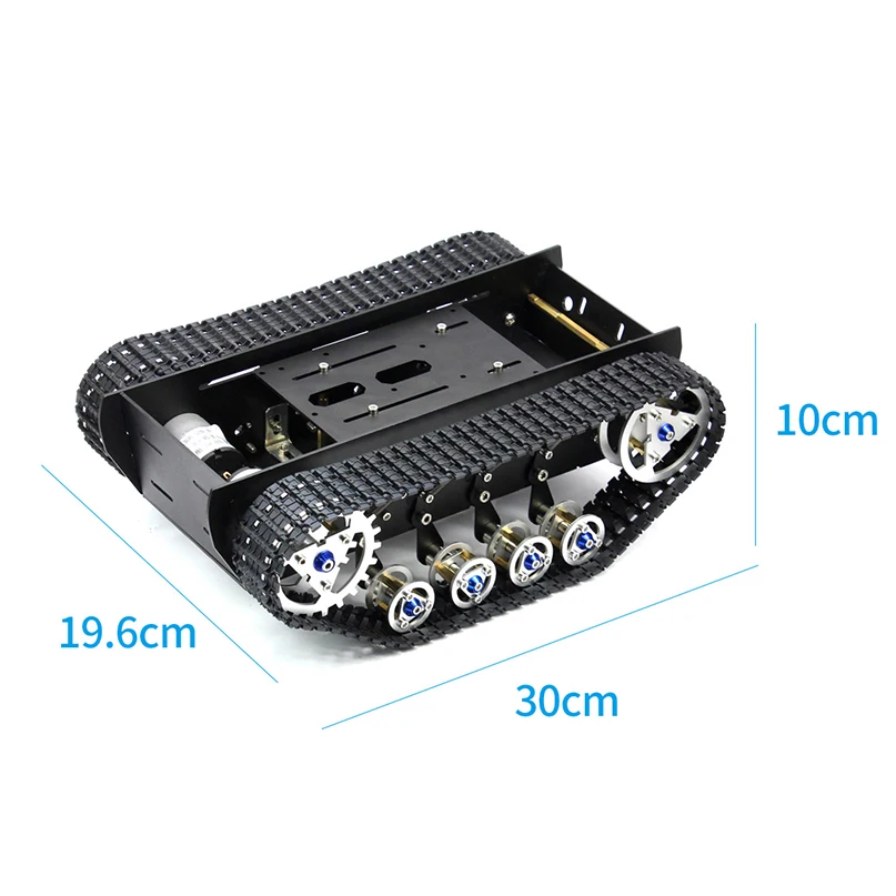 

Feichao DIY Kit Robot Tank Chassis Handmade Light Shock Absorbed Damping Balance Tank Robot Chassis for Arduino
