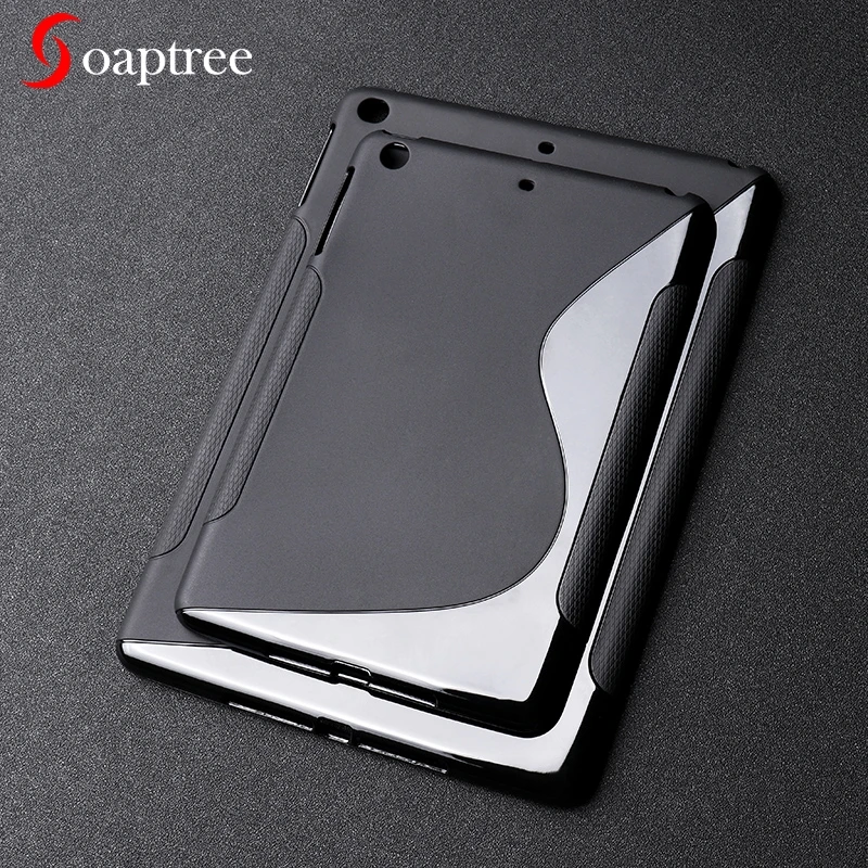 

Soaptree Tablet For Apple iPad 9.7 2017 iPad 6 Mini 1 2 3 Case Silicon Air 2 Air2 Mini1 Mini2 Mini3 Soft Tablet