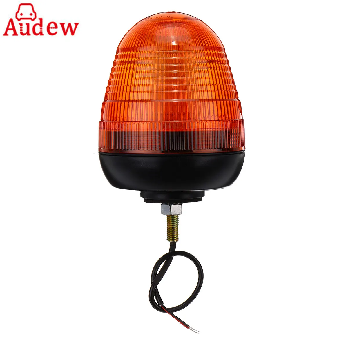 

1Pcs Universal Car LED Rotating Flashing Amber Beacon 1 Bolt for Truck Tractor Warning Strobe Light 12V/24V