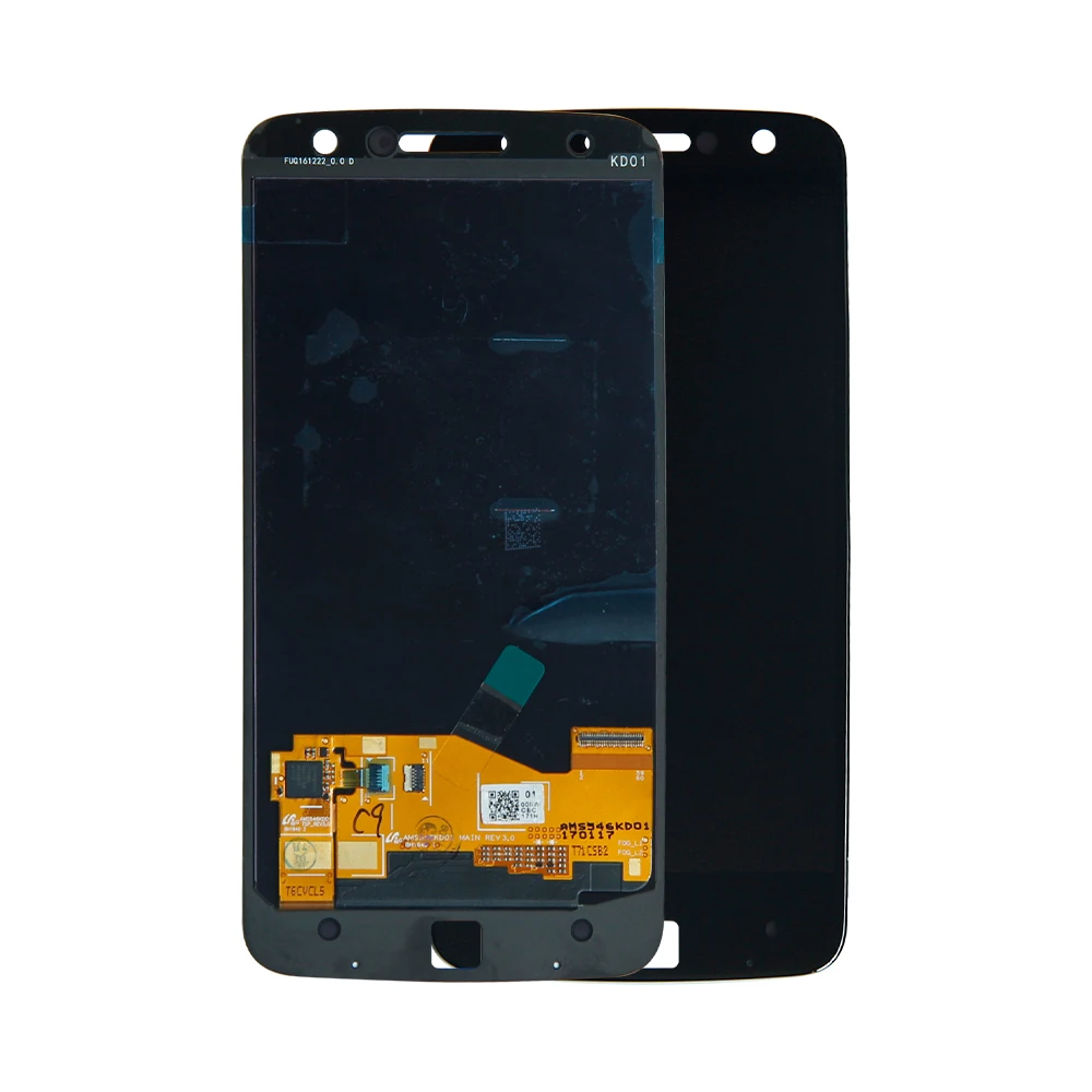 ЖК-дисплей для Motorola Moto Z Droid XT1650-01 XT1650-03 XT1650 ЖК-дисплей кодирующий преобразователь сенсорного экрана в сборе Запчасти для ремонта
