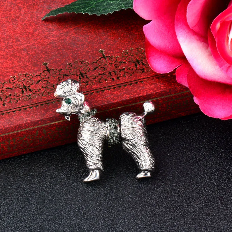 SINLEERY милые собачьи Броши Булавки с животными античный серебряный цвет броши Ретро ювелирные изделия нагрудные булавки XZ011 SSK