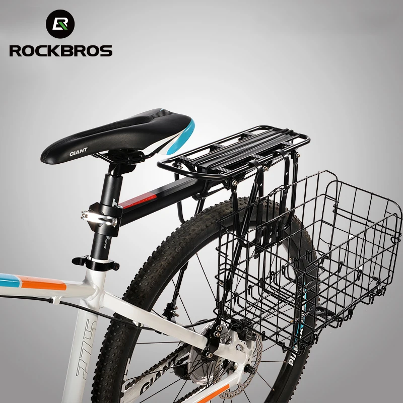 ROCKBROS Складная велосипедная корзина для шоссейного велосипеда MTB велосипедная Большая объемная сумка Передняя Задняя подвеска велосипедная сумка для хранения переносная велосипедная сумка