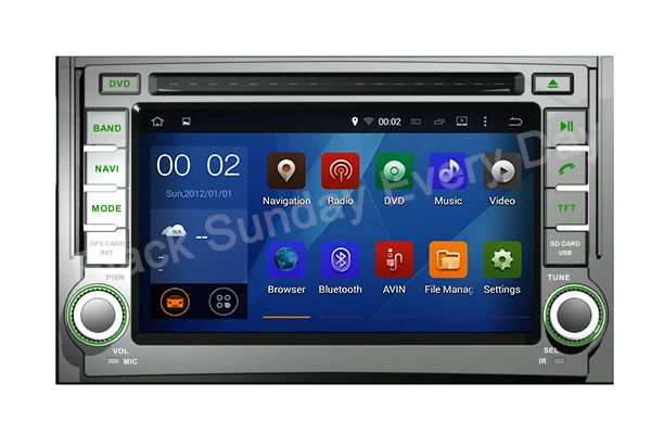 Sale 2018 6.2 " 4G LTE new octa core Android 8.0! car multimedia DVD player Radio GPS FOR Hyundai H1,Grand Starex,i800,Starex 2007 - 1