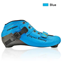 Взрослые детские скоростные катания обувь мужские и женские роликовые коньки Профессиональные черные, желтые, красные, синие, белые и зеленые сапоги