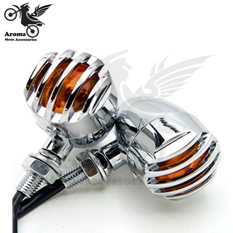 

silver scooter flashers for yamaha honda suzuki scooter indicator motorcycle flashers for harley turn signal Chopper moto Custom