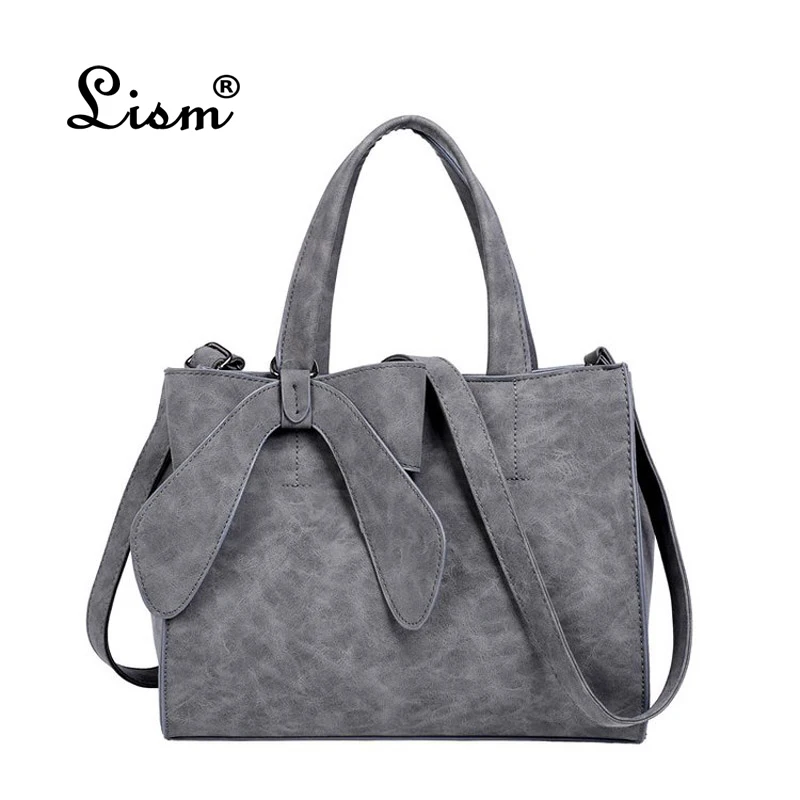 

2018 new fashion 4 colors Europe and America high quality bow handbags small fresh matte Messenger bag shoulder bag